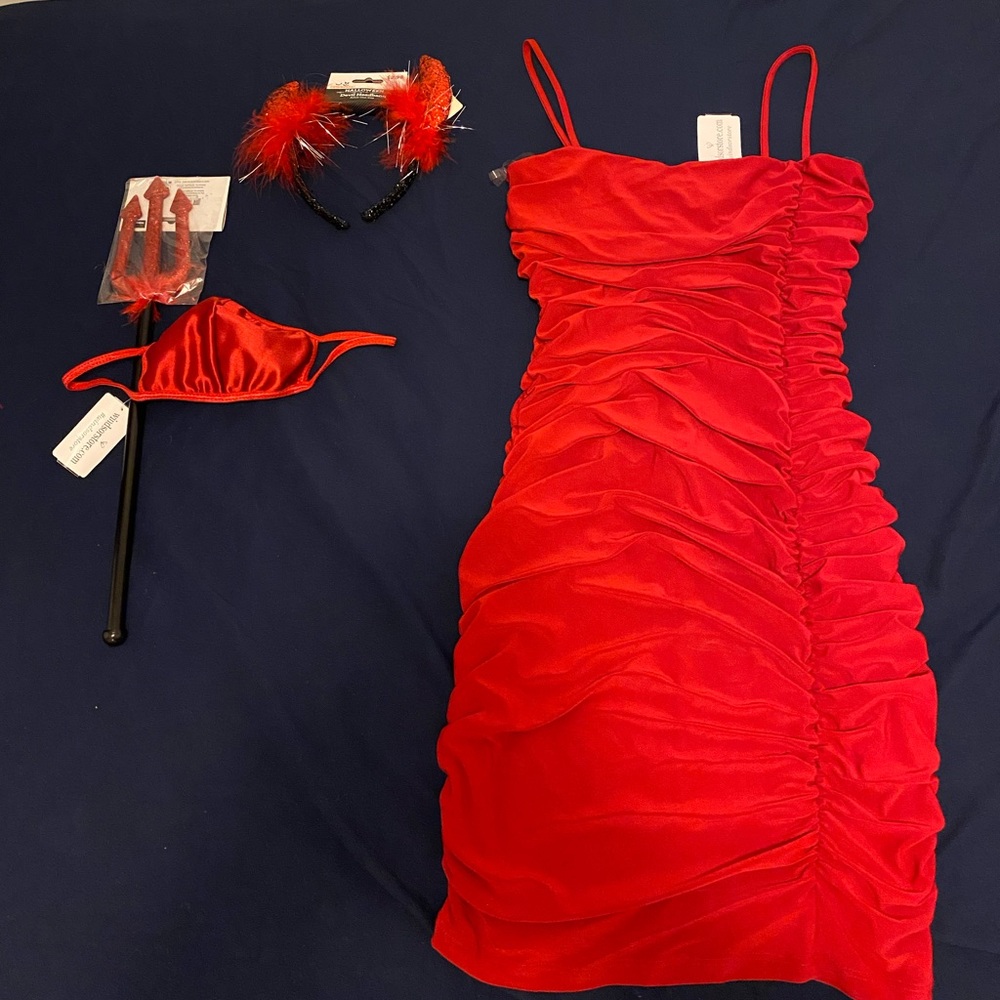 Girl devil Halloween costume